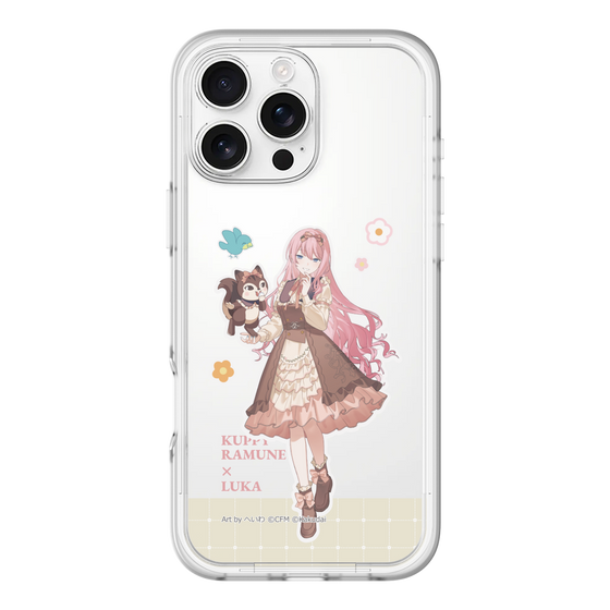 スリムプロテクションプレミアムケース［ 初音ミク×クッピーラムネ - 巡音ルカ×ラム - 等身イラスト2 ］