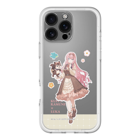 スリムプロテクションプレミアムケース［ 初音ミク×クッピーラムネ - 巡音ルカ×ラム - 等身イラスト2 ］