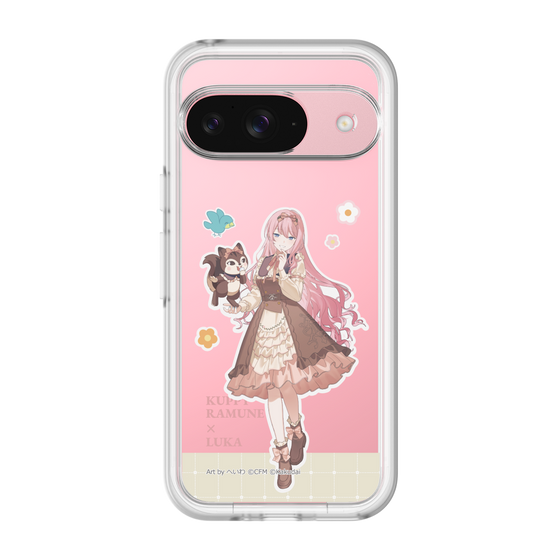 スリムプロテクションプレミアムケース［ 初音ミク×クッピーラムネ - 巡音ルカ×ラム - 等身イラスト2 ］