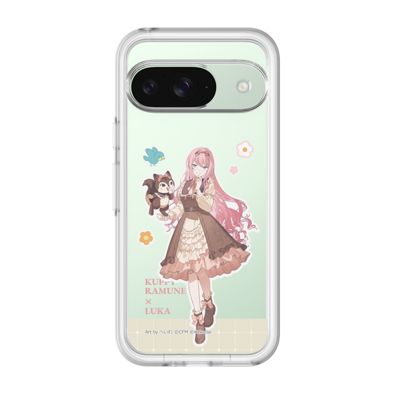 スリムプロテクションプレミアムケース［ 初音ミク×クッピーラムネ - 巡音ルカ×ラム - 等身イラスト2 ］