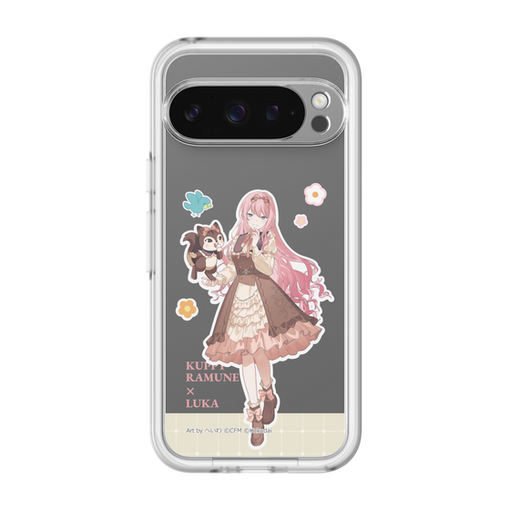 スリムプロテクションプレミアムケース［ 初音ミク×クッピーラムネ - 巡音ルカ×ラム - 等身イラスト2 ］