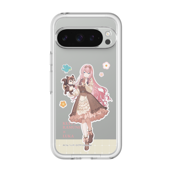 スリムプロテクションプレミアムケース［ 初音ミク×クッピーラムネ - 巡音ルカ×ラム - 等身イラスト2 ］