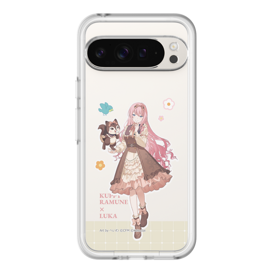 スリムプロテクションプレミアムケース［ 初音ミク×クッピーラムネ - 巡音ルカ×ラム - 等身イラスト2 ］