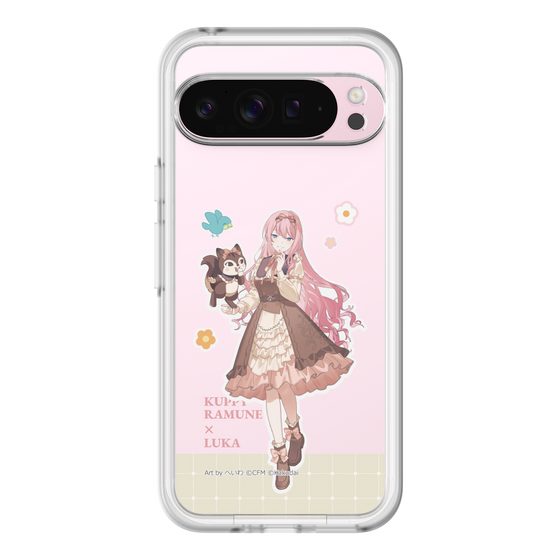 スリムプロテクションプレミアムケース［ 初音ミク×クッピーラムネ - 巡音ルカ×ラム - 等身イラスト2 ］