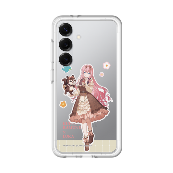 スリムプロテクションプレミアムケース［ 初音ミク×クッピーラムネ - 巡音ルカ×ラム - 等身イラスト2 ］