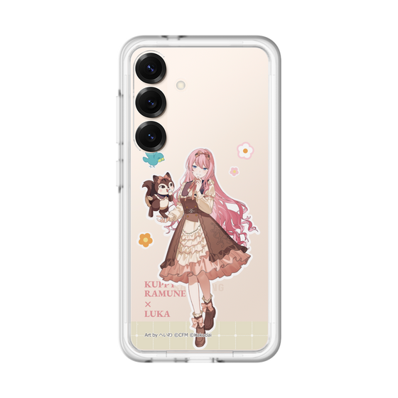 スリムプロテクションプレミアムケース［ 初音ミク×クッピーラムネ - 巡音ルカ×ラム - 等身イラスト2 ］