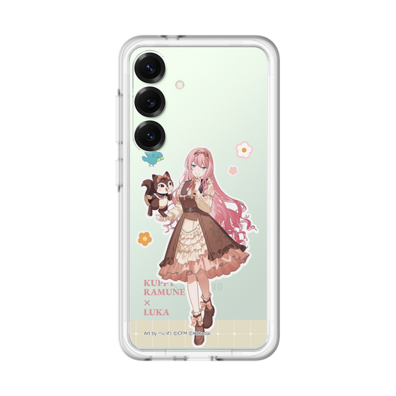 スリムプロテクションプレミアムケース［ 初音ミク×クッピーラムネ - 巡音ルカ×ラム - 等身イラスト2 ］