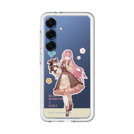スリムプロテクションプレミアムケース［ 初音ミク×クッピーラムネ - 巡音ルカ×ラム - 等身イラスト2 ］