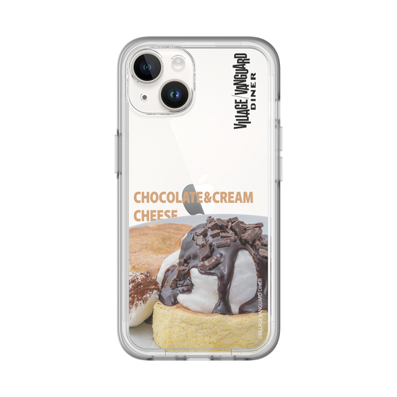 スリムプロテクションプレミアムケース［ ヴィレッジヴァンガードダイナー - チョコレート&クリームチーズパンケーキ ］