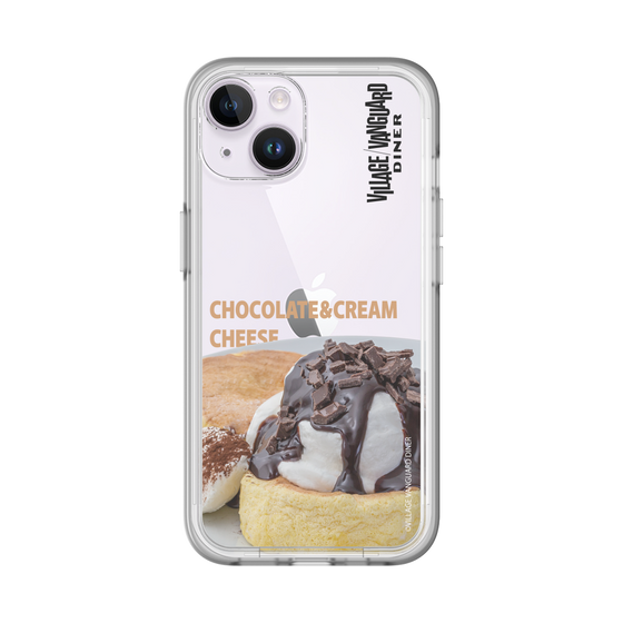 スリムプロテクションプレミアムケース［ ヴィレッジヴァンガードダイナー - チョコレート&クリームチーズパンケーキ ］
