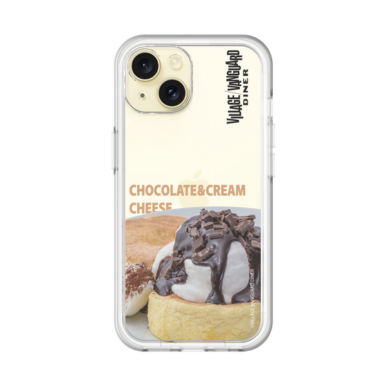 スリムプロテクションプレミアムケース［ ヴィレッジヴァンガードダイナー - チョコレート&クリームチーズパンケーキ ］