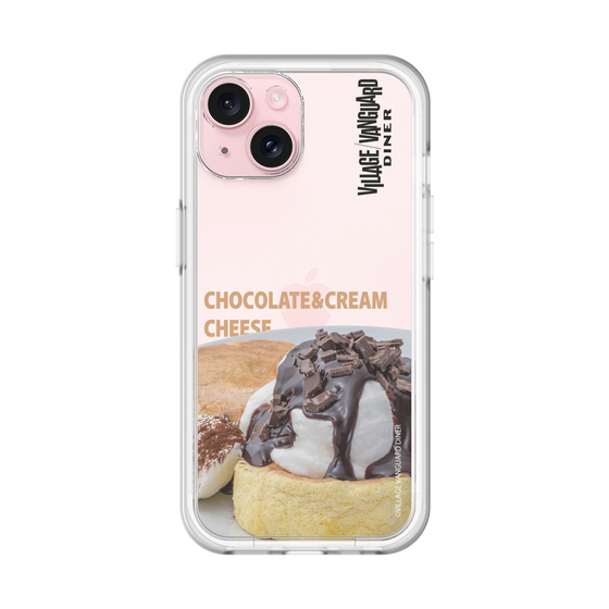 スリムプロテクションプレミアムケース［ ヴィレッジヴァンガードダイナー - チョコレート&クリームチーズパンケーキ ］