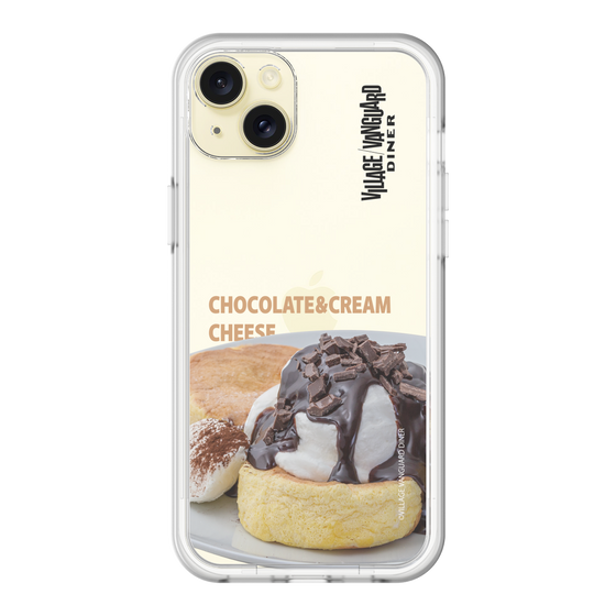 スリムプロテクションプレミアムケース［ ヴィレッジヴァンガードダイナー - チョコレート&クリームチーズパンケーキ ］