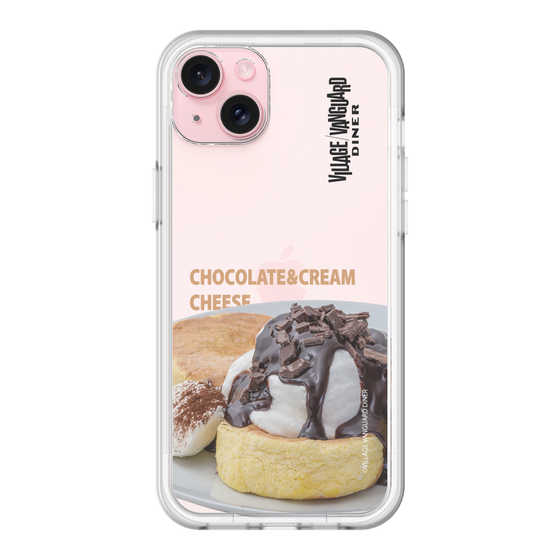 スリムプロテクションプレミアムケース［ ヴィレッジヴァンガードダイナー - チョコレート&クリームチーズパンケーキ ］