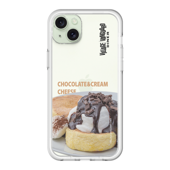 スリムプロテクションプレミアムケース［ ヴィレッジヴァンガードダイナー - チョコレート&クリームチーズパンケーキ ］