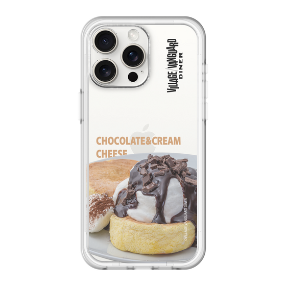 スリムプロテクションプレミアムケース［ ヴィレッジヴァンガードダイナー - チョコレート&クリームチーズパンケーキ ］
