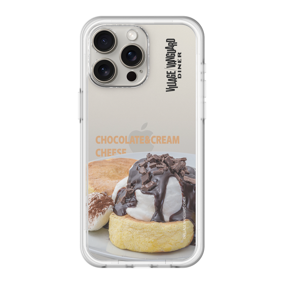 スリムプロテクションプレミアムケース［ ヴィレッジヴァンガードダイナー - チョコレート&クリームチーズパンケーキ ］