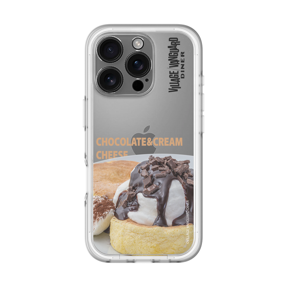 スリムプロテクションプレミアムケース［ ヴィレッジヴァンガードダイナー - チョコレート&クリームチーズパンケーキ ］