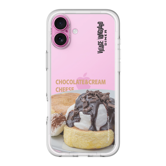 スリムプロテクションプレミアムケース［ ヴィレッジヴァンガードダイナー - チョコレート&クリームチーズパンケーキ ］