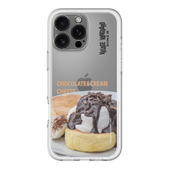スリムプロテクションプレミアムケース［ ヴィレッジヴァンガードダイナー - チョコレート&クリームチーズパンケーキ ］
