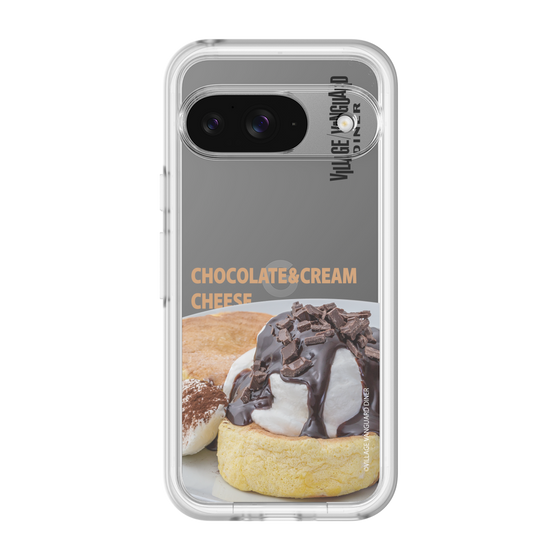 スリムプロテクションプレミアムケース［ ヴィレッジヴァンガードダイナー - チョコレート&クリームチーズパンケーキ ］