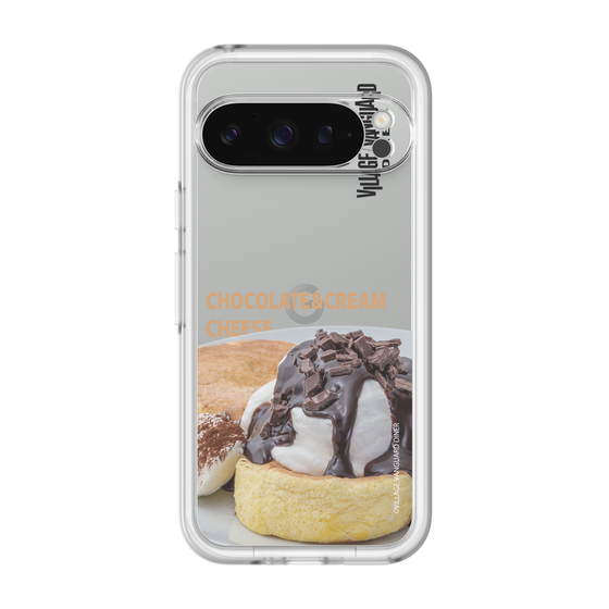 スリムプロテクションプレミアムケース［ ヴィレッジヴァンガードダイナー - チョコレート&クリームチーズパンケーキ ］