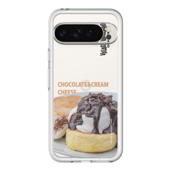 スリムプロテクションプレミアムケース［ ヴィレッジヴァンガードダイナー - チョコレート&クリームチーズパンケーキ ］
