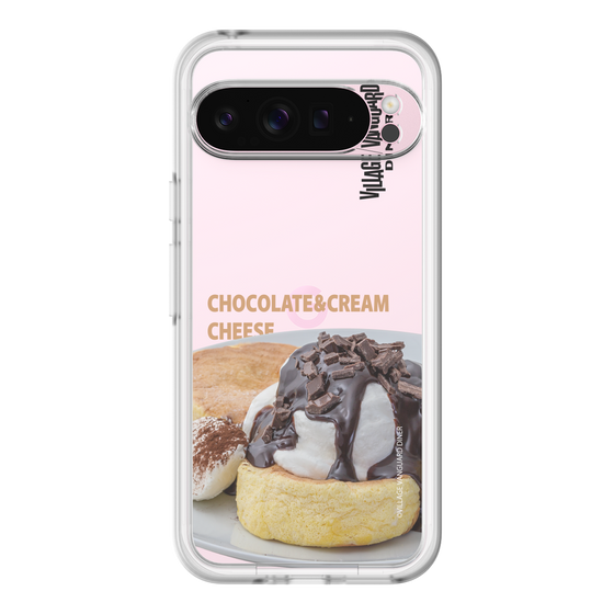 スリムプロテクションプレミアムケース［ ヴィレッジヴァンガードダイナー - チョコレート&クリームチーズパンケーキ ］