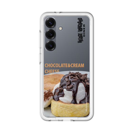 スリムプロテクションプレミアムケース［ ヴィレッジヴァンガードダイナー - チョコレート&クリームチーズパンケーキ ］