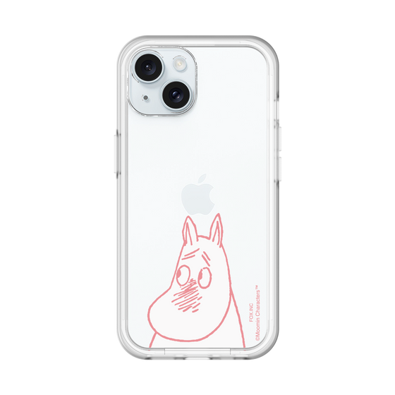 スリムプロテクションプレミアムケース［ MOOMIN - Blushing face ］