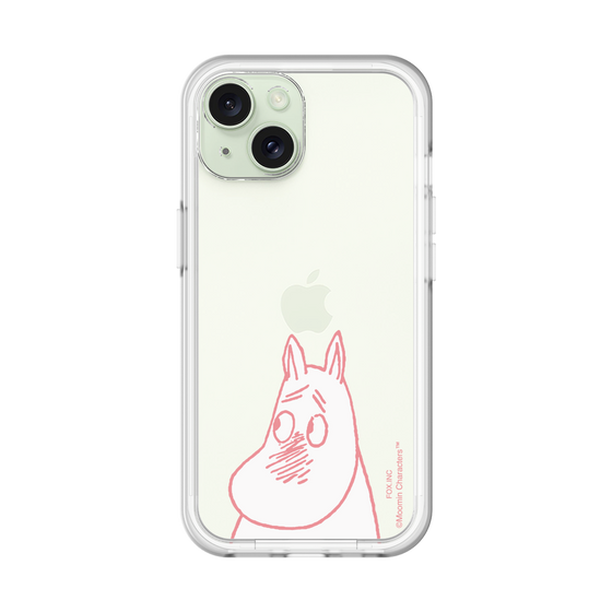 スリムプロテクションプレミアムケース［ MOOMIN - Blushing face ］