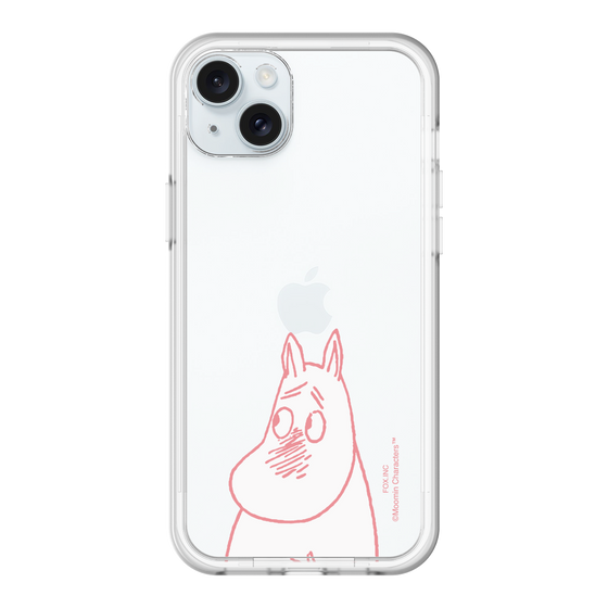 スリムプロテクションプレミアムケース［ MOOMIN - Blushing face ］