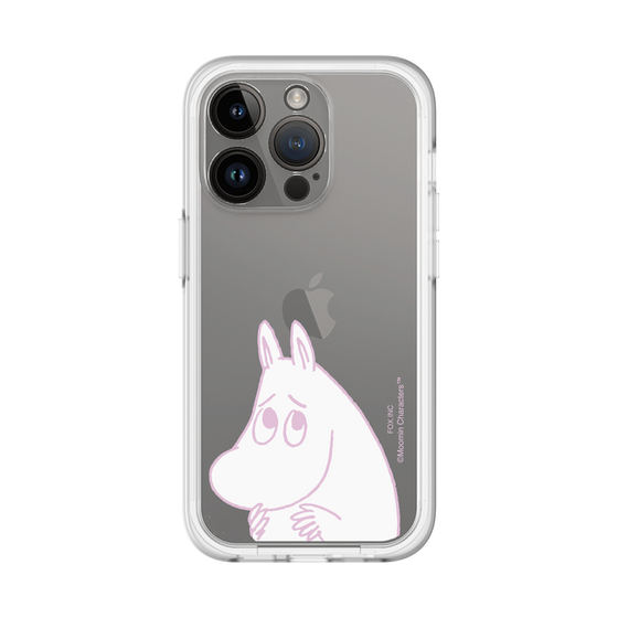 スリムプロテクションプレミアムケース［ MOOMIN - Fearful face ］