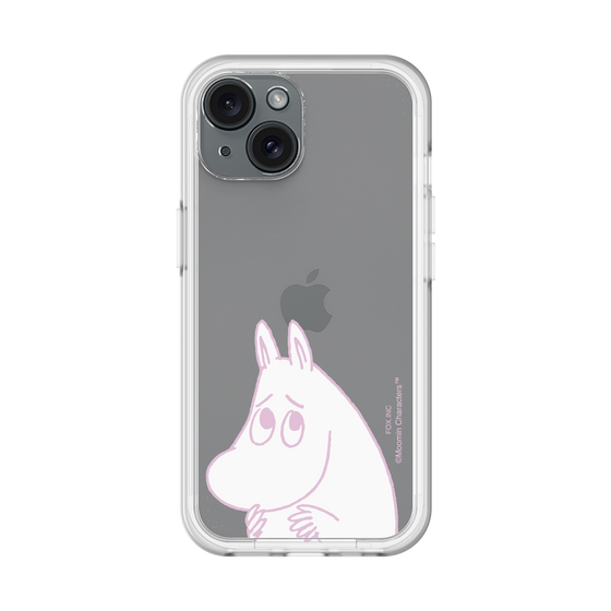スリムプロテクションプレミアムケース［ MOOMIN - Fearful face ］