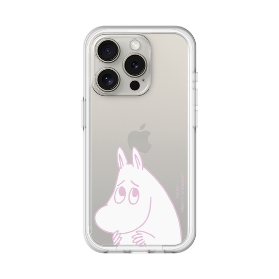 スリムプロテクションプレミアムケース［ MOOMIN - Fearful face ］