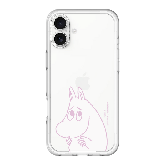 スリムプロテクションプレミアムケース［ MOOMIN - Fearful face ］