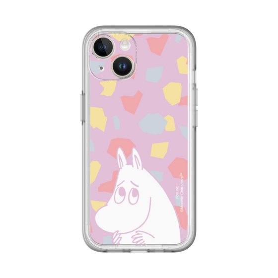 スリムプロテクションプレミアムケース［ MOOMIN - Fearful face - color ］