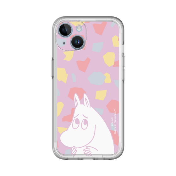 スリムプロテクションプレミアムケース［ MOOMIN - Fearful face - color ］