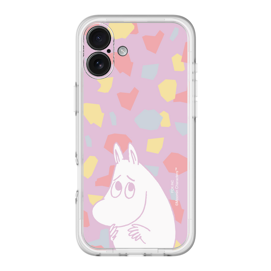 スリムプロテクションプレミアムケース［ MOOMIN - Fearful face - color ］