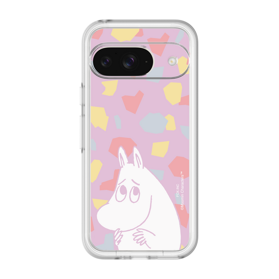 スリムプロテクションプレミアムケース［ MOOMIN - Fearful face - color ］