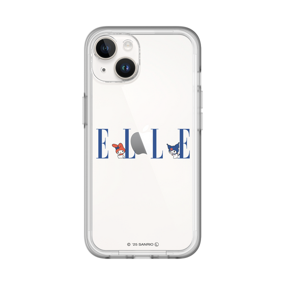 スリムプロテクションプレミアムケース［ ELLE×マイメロディ＆クロミ - ロゴ ］