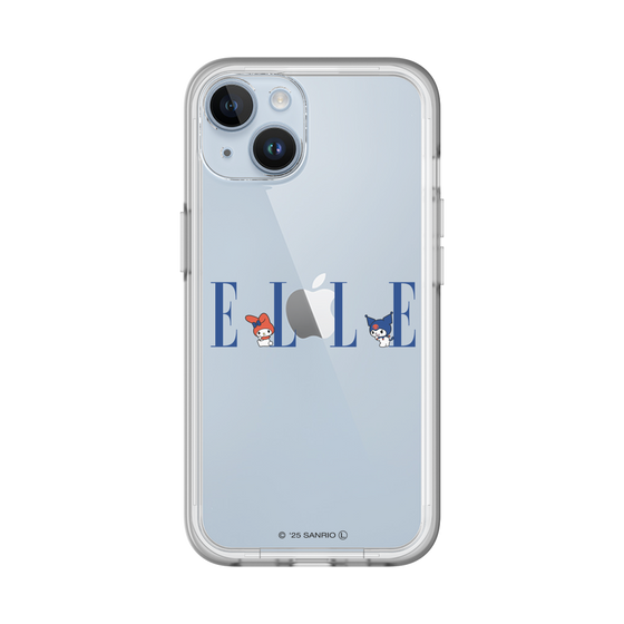 スリムプロテクションプレミアムケース［ ELLE×マイメロディ＆クロミ - ロゴ ］