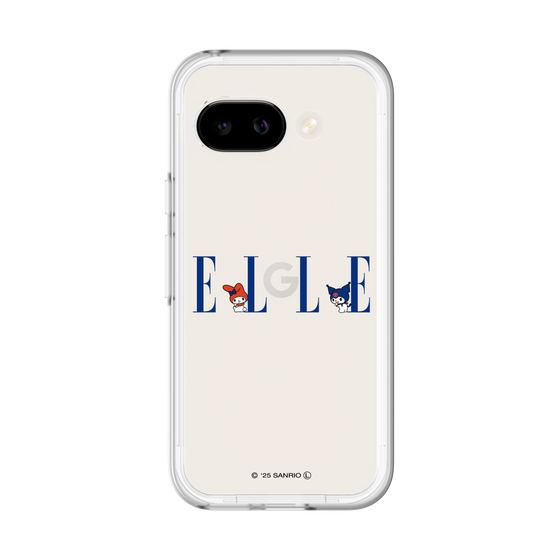 スリムプロテクションプレミアムケース［ ELLE×マイメロディ＆クロミ - ロゴ ］