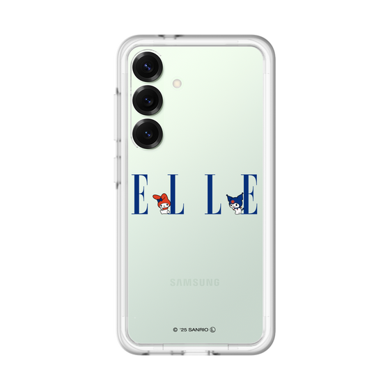 スリムプロテクションプレミアムケース［ ELLE×マイメロディ＆クロミ - ロゴ ］