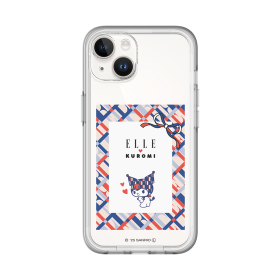 スリムプロテクションプレミアムケース［ ELLE×マイメロディ＆クロミ - トリコロールカラーグラフィック2 ］