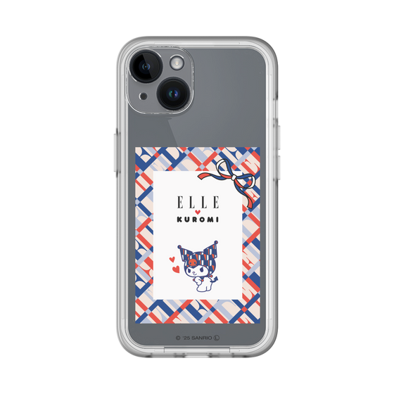 スリムプロテクションプレミアムケース［ ELLE×マイメロディ＆クロミ - トリコロールカラーグラフィック2 ］