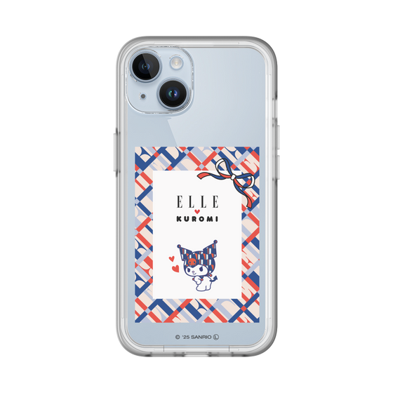 スリムプロテクションプレミアムケース［ ELLE×マイメロディ＆クロミ - トリコロールカラーグラフィック2 ］