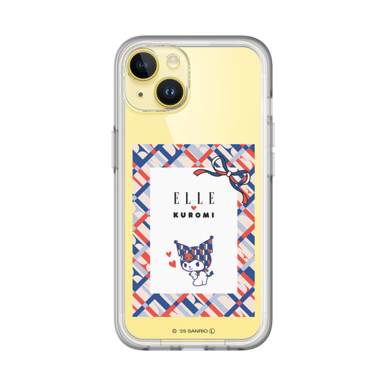 スリムプロテクションプレミアムケース［ ELLE×マイメロディ＆クロミ - トリコロールカラーグラフィック2 ］