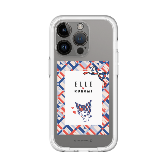 スリムプロテクションプレミアムケース［ ELLE×マイメロディ＆クロミ - トリコロールカラーグラフィック2 ］
