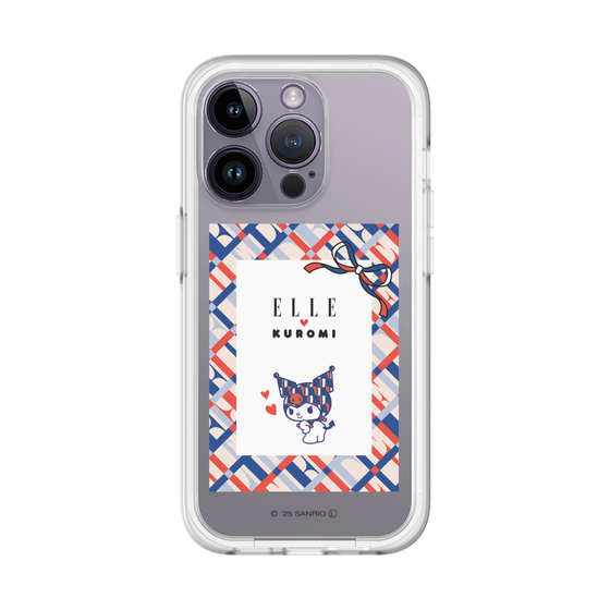 スリムプロテクションプレミアムケース［ ELLE×マイメロディ＆クロミ - トリコロールカラーグラフィック2 ］